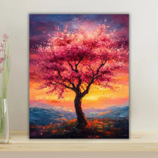 Arbre en Fleurs au Couchant
