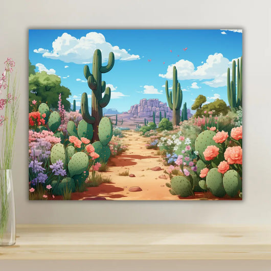 Jardin Fleuri au Cœur Aride